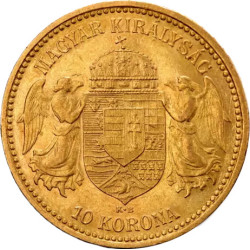 Złota moneta 10 Koron Austro-Węgry 1892 - 1915 r