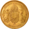 Złota moneta 10 Koron Austro-Węgry 1892 - 1915 r