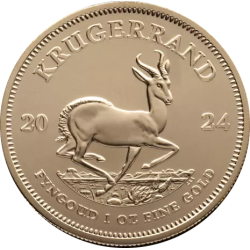 Złota moneta 1 uncja Krugerrand 2024 r