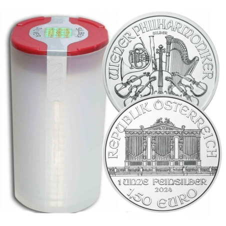 Srebrna moneta 1 uncja x 20 Wiedeński Filharmonik różne roczniki