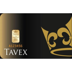 Sztabka Złota 1 gram TAVEX LBMA