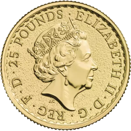 Złota moneta 1/4 uncji Britannia losowe roczniki