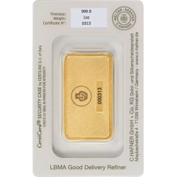 Sztabka Złota 1 uncja C. HAFNER LBMA
