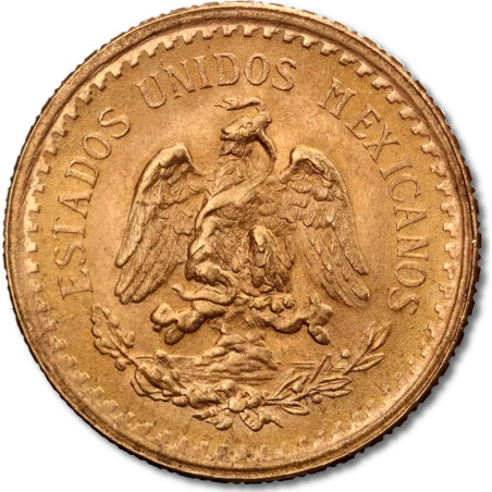 Złota moneta 2,5 peso Meksyk 1918-1948 r
