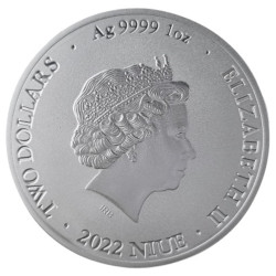 Srebrna moneta 1 uncja Bitcoin różne roczniki