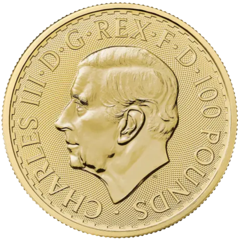 Złota moneta 1 uncja Britannia 2026 r Karol III Złota moneta 1 uncja Britannia 2026 r Karol III