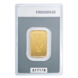 Sztabka Złota 10 gramów ARGOR - HERAEUS LBMA