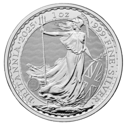 Srebrna moneta 1 uncja Britannia różne roczniki