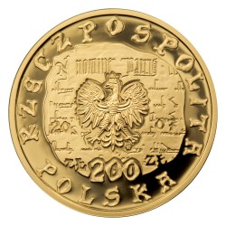 Złota moneta 15,5 g 200 zł 750-lecie lokacji Krakowa Au. 900