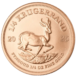 Złota moneta 1/4 uncji Krugerrand 2025 r