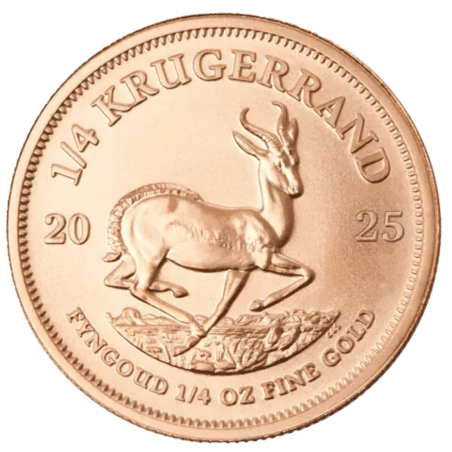 Złota moneta 1/4 uncji Krugerrand 2025 r