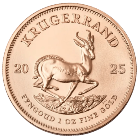 Złota moneta 1 uncja Krugerrand 2025 r
