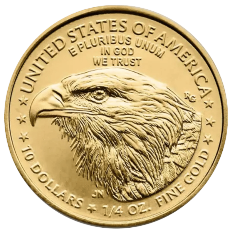 Złota moneta 1/4 uncji Amerykański Orzeł 2026 r