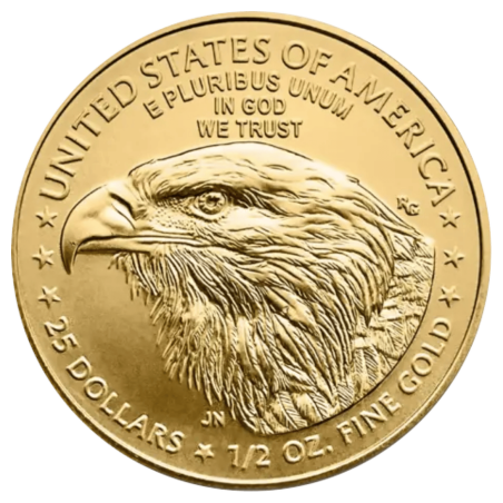 Złota moneta 1/2 uncji Amerykański Orzeł 2026 r