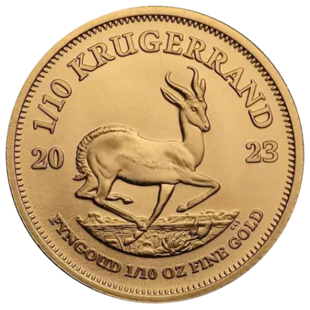 Złota moneta 1/10 uncji Krugerrand różne roczniki