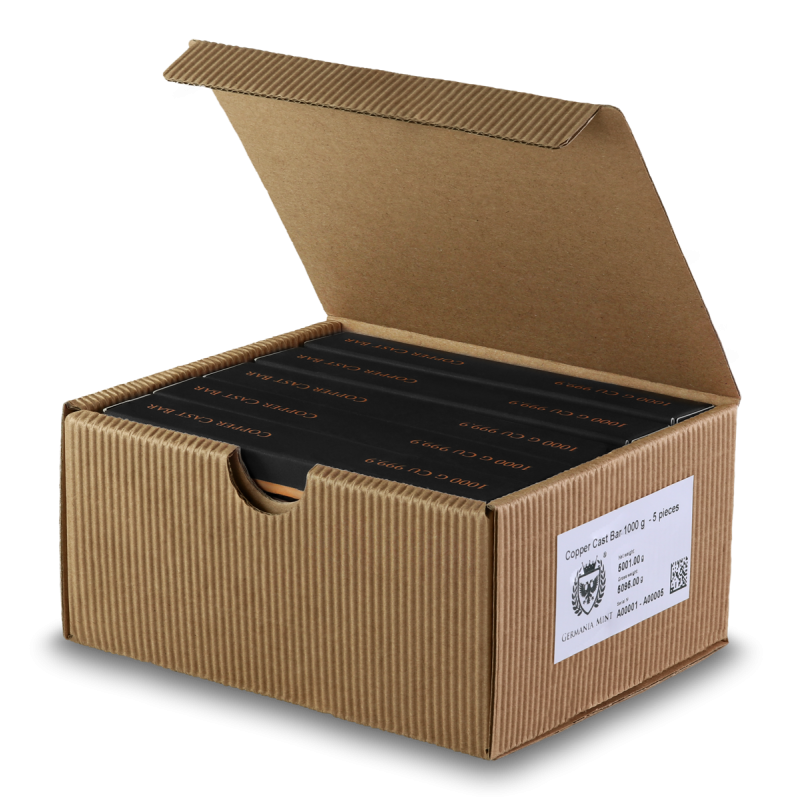 Sztabka miedzi 1 kilogram Germania Mint Sztabka miedzi 1 kilogram Germania Mint