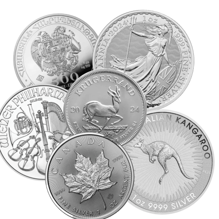 Srebrna moneta 1 uncja - zestaw 20 szt.