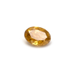 Diament szlif owalny, 0.26ct, I1, Fancy Intense Brownish Yellow, IGI 724548102