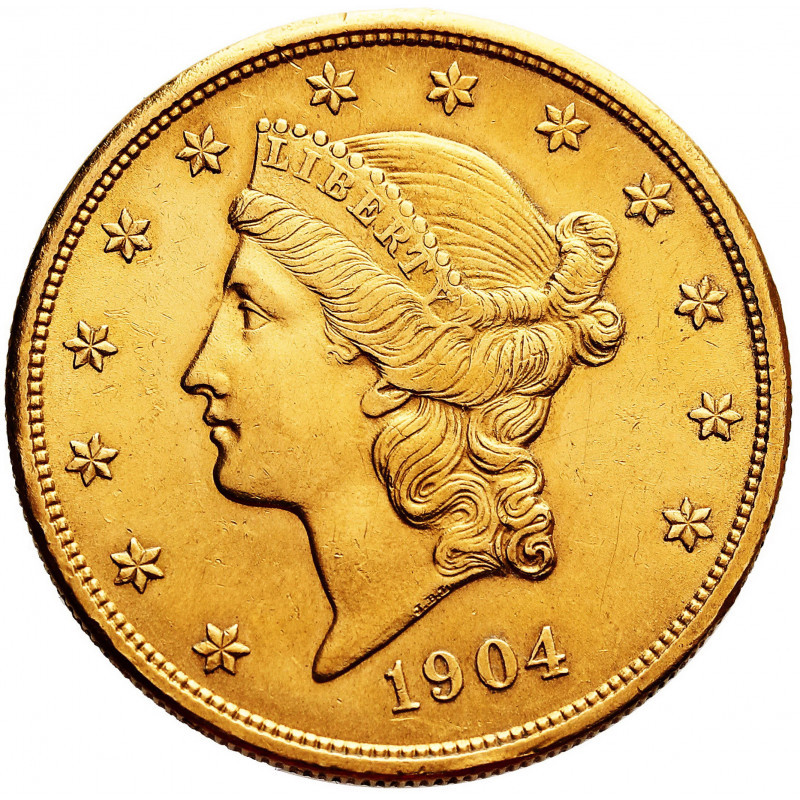 Złota moneta 20 dolarów "Liberty" Au. 900 różne roczniki