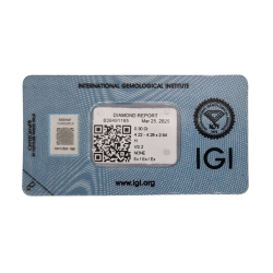 Diament Naturalny Brylant 0.30 ct H VS2 IGI CertiCard