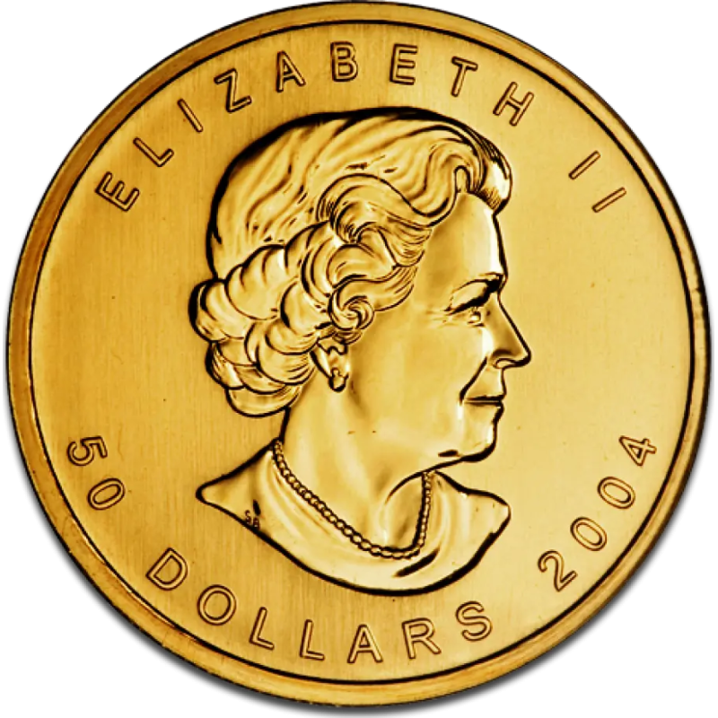 Złota moneta 1 uncja Liść Klonu różne roczniki