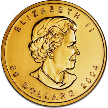 Złota moneta 1 uncja Liść Klonu różne roczniki