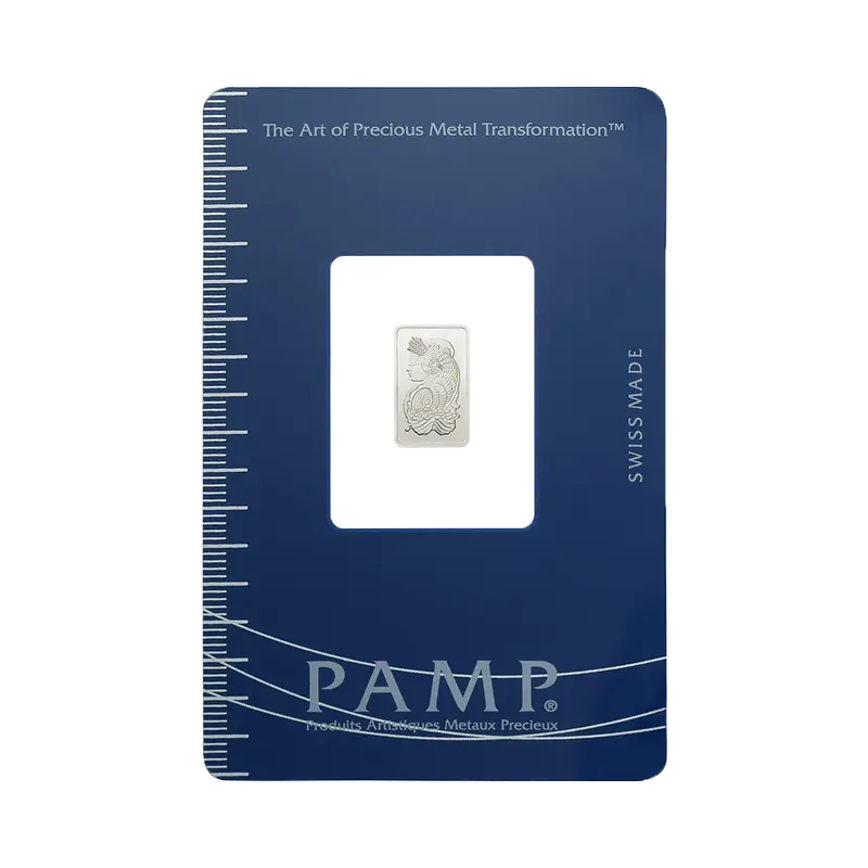 Sztabka palladu 1 gram PAMP LBMA