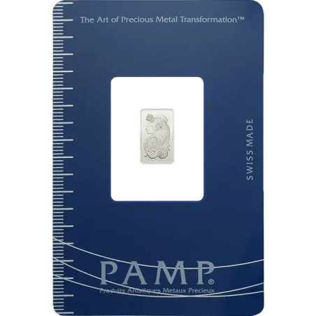 Sztabka palladu 1 gram PAMP LBMA