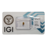 Diament Naturalny Owal Fancy Intense Brownish Yellow 0.26 ct I1 IGI CertiCard