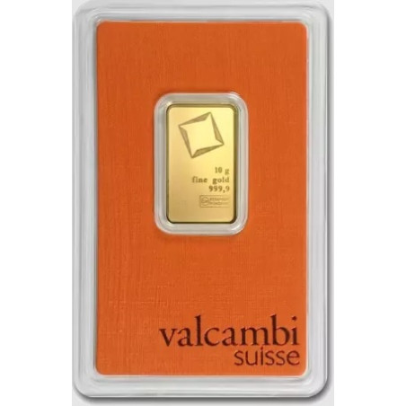 Sztabka Złota 10 gramów VALCAMBI LBMA