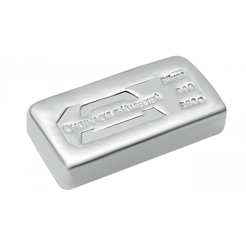 Sztabka srebra 250 g Chojnacki & Kwiecień