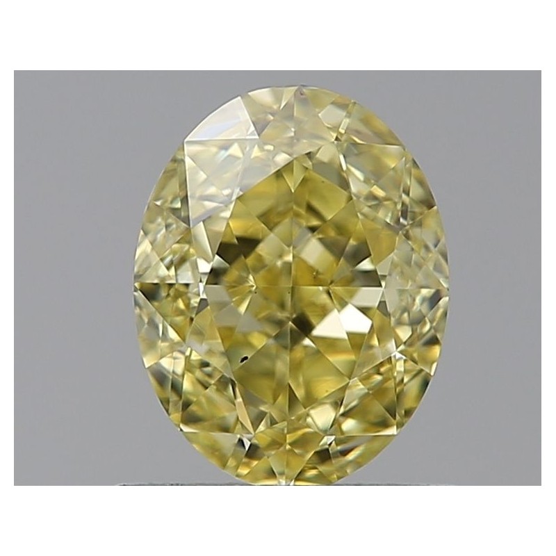 Diament o barwie fantazyjnej szlif owalny, 1.2ct, VS2, Fancy Intense Yellow, GIA 1459368207