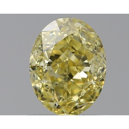 Diament o barwie fantazyjnej szlif owalny, 1.2ct, VS2, Fancy Intense Yellow, GIA 1459368207