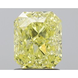 Diament o barwie fantazyjnej radiant, 1.51ct, VVS2, Fancy Intense Yellow, GIA 1236483508