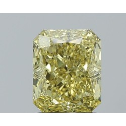 Diament o barwie fantazyjnej radiant, 1.53ct, VVS2, Fancy Intense Yellow, GIA 6237484123