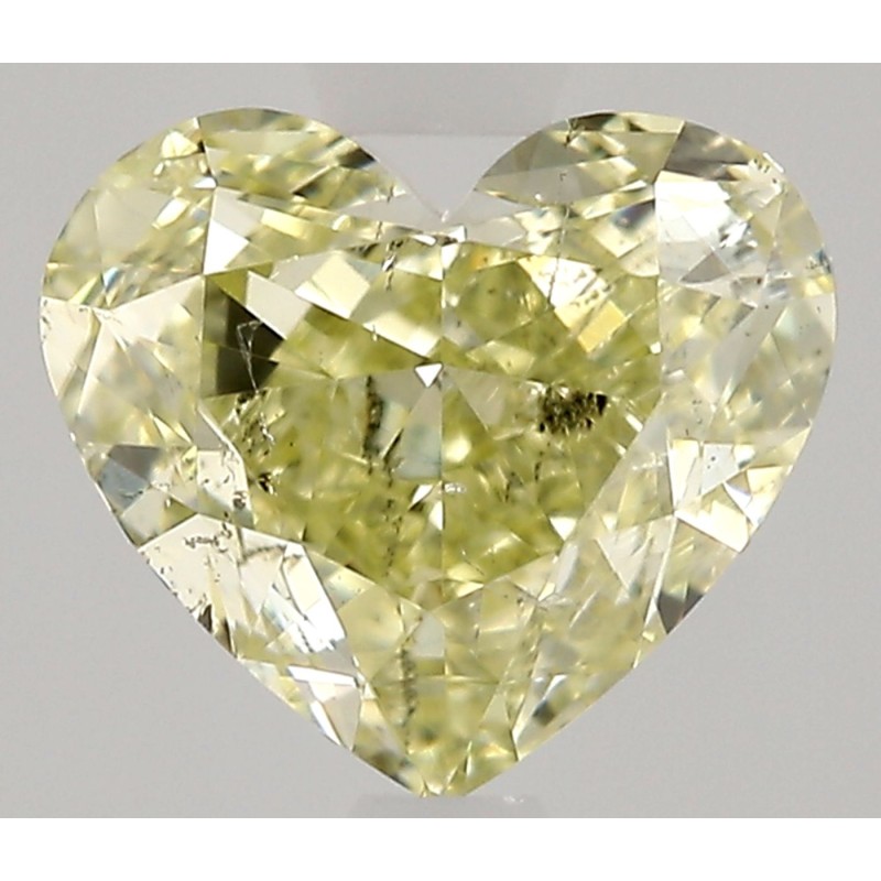 Diament o barwie fantazyjnej serce, 0.89ct, SI2, Fancy Light Yellow, GIA 2536167298 Diament o barwie fantazyjnej serce, 0.89ct, SI2, Fancy Light Yellow, GIA 2536167298