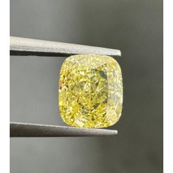 Diament o barwie fantazyjnej szlif poduszkowy brylantowy, 1.12ct, VVS1, Fancy Brownish Yellow, GIA 5222306583