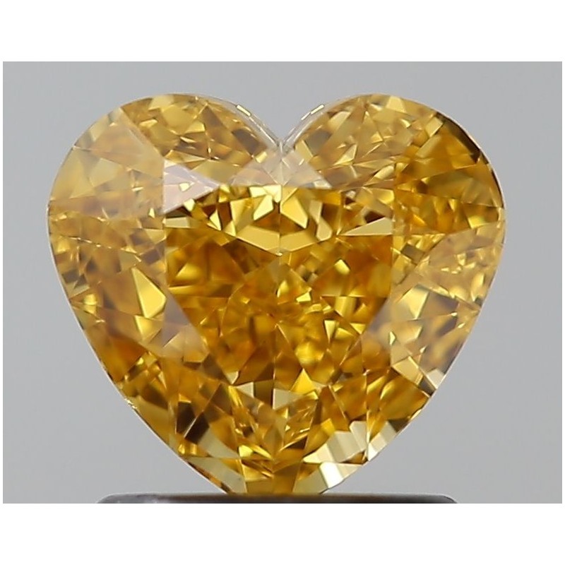 Diament o barwie fantazyjnej serce, 1.35ct, VS1, Fancy Vivid Orange Yellow, GIA 1226824137 Diament o barwie fantazyjnej serce, 1.35ct, VS1, Fancy Vivid Orange Yellow, GIA 1226824137