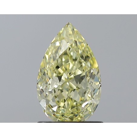 Diament o barwie fantazyjnej szlif gruszkowy, 1.36ct, VS1, Fancy Yellow, GIA 2235067844