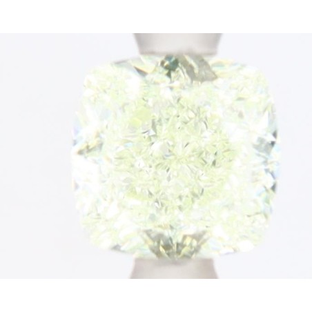 Diament o barwie fantazyjnej szlif poduszkowy brylantowy, 1.05ct, VS1, Light Green Yellow, GIA 6492058986