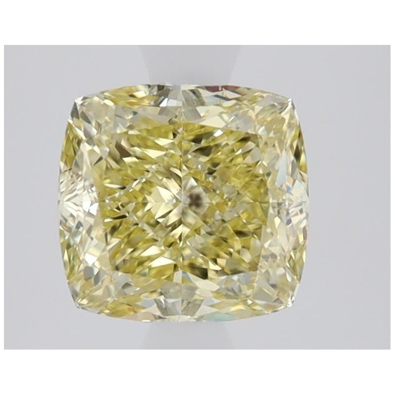 Diament o barwie fantazyjnej szlif poduszkowy brylantowy, 1.5ct, SI1, Fancy Brownish Yellow, GIA 2486710093