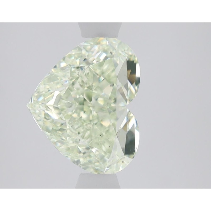 Diament o barwie fantazyjnej serce, 2ct, SI1, Light Yellow Green, GIA 2497735397
