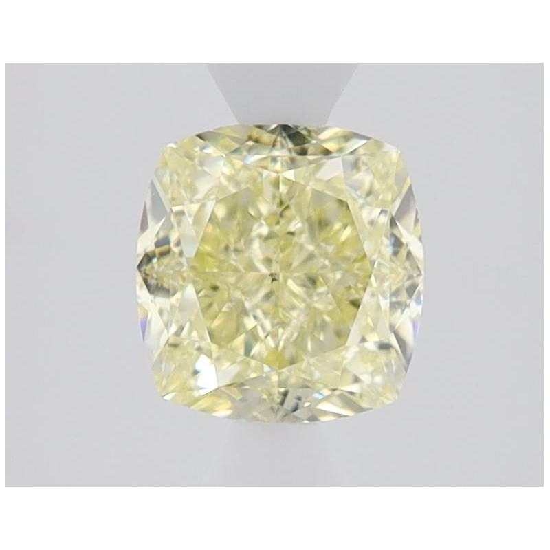 Diament o barwie fantazyjnej szlif poduszkowy brylantowy, 1.39ct, VS2, Fancy Light Yellow, GIA 5503594689