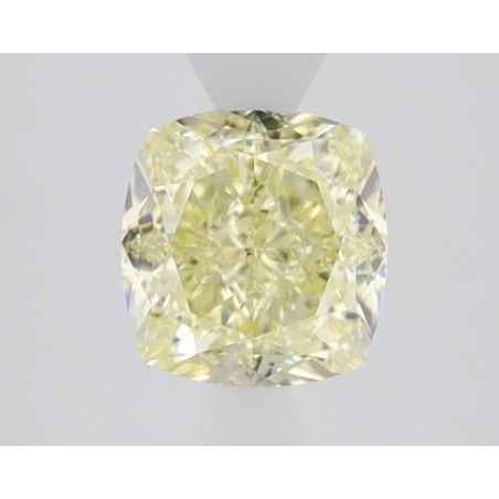 Diament o barwie fantazyjnej szlif poduszkowy brylantowy, 1.39ct, VS2, Fancy Light Yellow, GIA 5503594689
