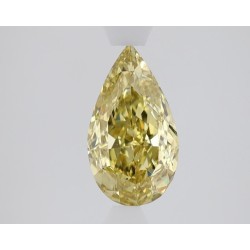 Diament o barwie fantazyjnej szlif gruszkowy, 1ct, SI1, Fancy Brownish Yellow, GIA 1499995476