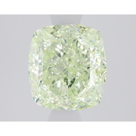 Diament o barwie fantazyjnej szlif poduszkowy brylantowy, 1.39ct, VS1, Fancy Light Yellowish Green, GIA 2496912003