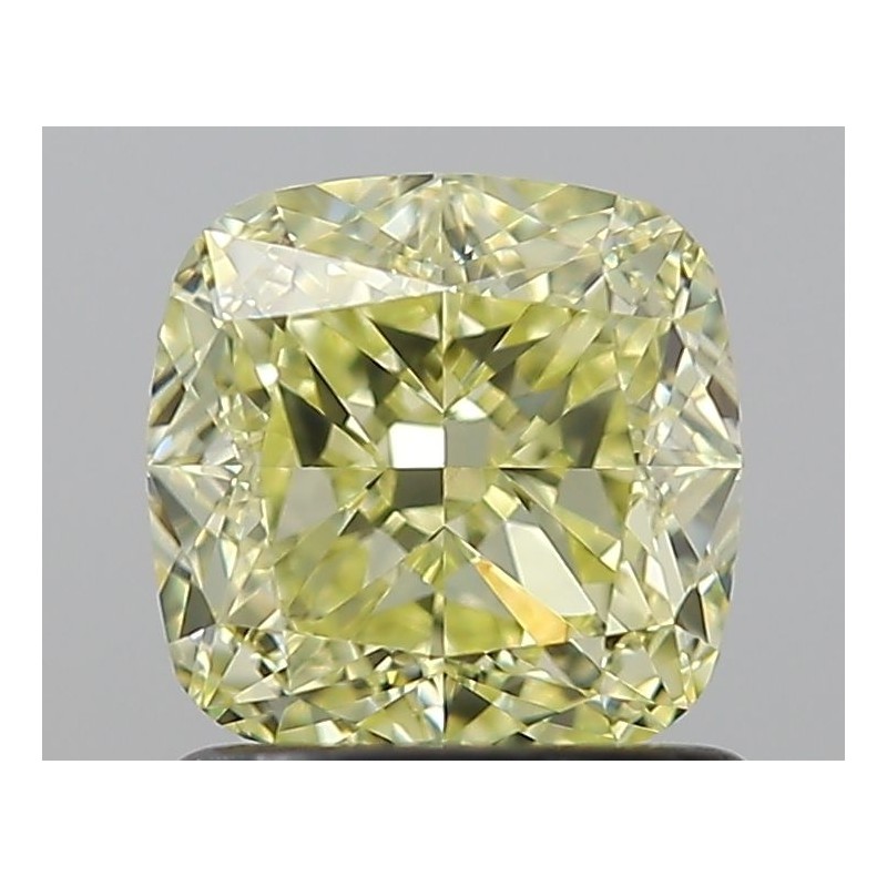 Diament o barwie fantazyjnej szlif poduszkowy modyfikowany, 1.22ct, VS2, Fancy Yellow, GIA 1236067962