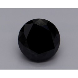 Diament o barwie fantazyjnej szlif okrągły, 0.74ct, VVS2, Fancy Black, GIA 6237078120