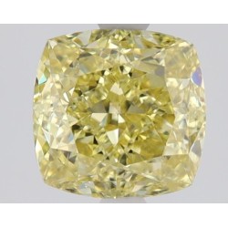 Diament o barwie fantazyjnej szlif poduszkowy brylantowy, 1.83ct, SI1, Fancy Brownish Yellow, GIA 6501840566