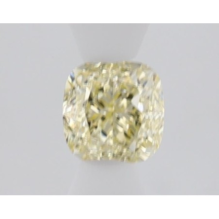 Diament o barwie fantazyjnej szlif poduszkowy brylantowy, 0.62ct, VVS2, Fancy Yellow, GIA 5506599747